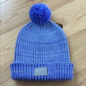 Under Armour Blue Knit Pom-Pom Beanie